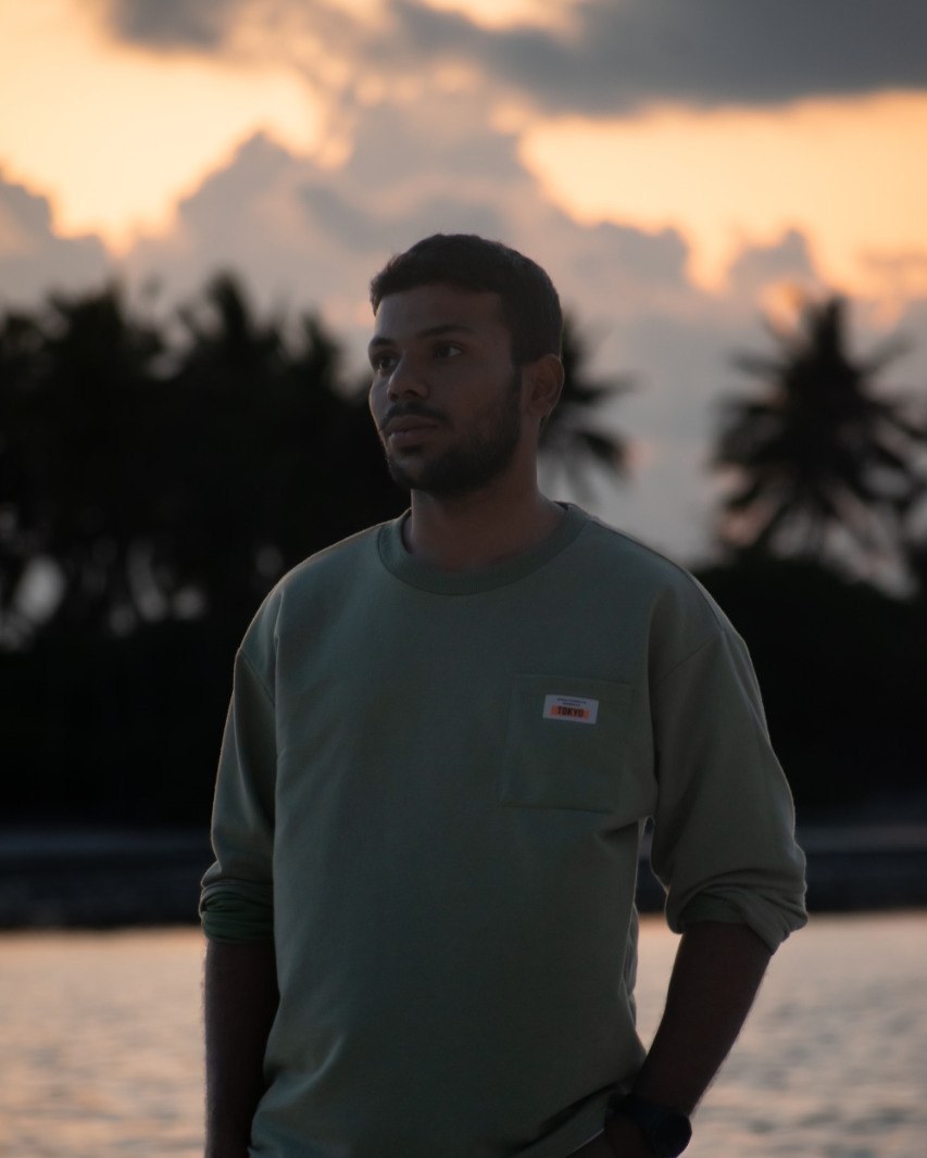 Portrait of Mohamed Nawil Nahid at sunset